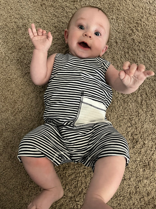 Stripe Romper