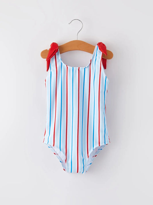 Stripe Girls Swim